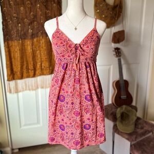 american eagle paisley mini dress
